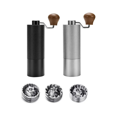 Edelstahl-Grat der Al-Legierungs-Körper-tragbarer kleiner Handmühlmanueller Kaffeemühle-420