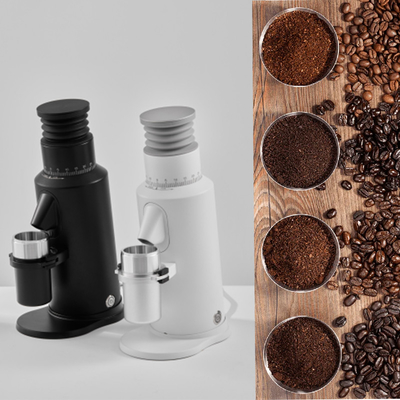 Espressomühle aus Zinklegierung und Aluminiumlegierung für den Heimgebrauch, 1400 U/min