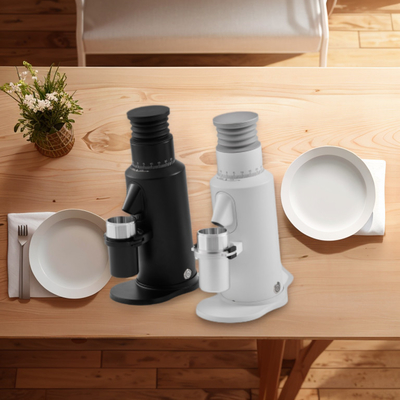 8.7kg 64mm Flat Burr Grinder Espresso Bean Prozessor 250W Leistung
