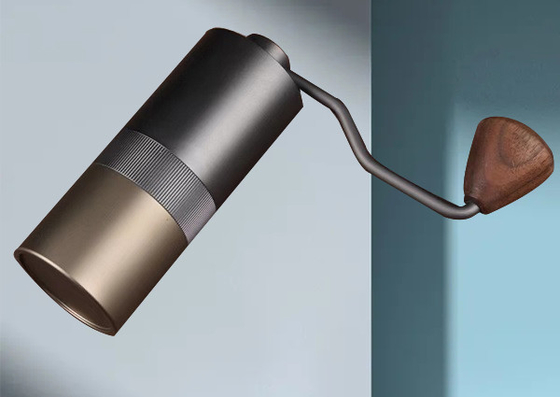 Faltbarer Griff-manuelle Kaffeemühle Adjustable Double Bearing