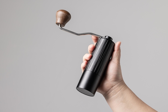Küche Kleine manuelle Luxus-Edelstahl-Handkaffeemühle mit einstellbarer Grobheit