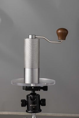 OEM tragbare manuelle Kaffeemühle für Camping Edelstahl