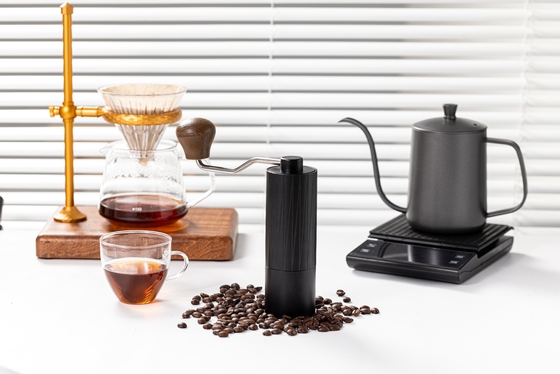 Mini tragbare manuelle Handkaffeemühle Edelstahl Grat 450g