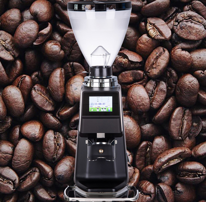 Italienischer Espresso Automatischer Milchaufschäumer Kommerzielle Kaffeebohnenmühle 220 V