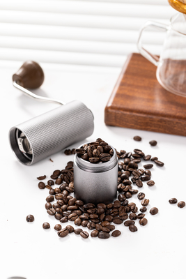 Manuelle industrielle Handkaffeemühle Professional Stainless Steel Burr Core