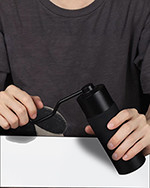 Aluminiumlegierungs-Handmanuelle Kaffeemühle For Home/Freien 167 x 175 x 55mm
