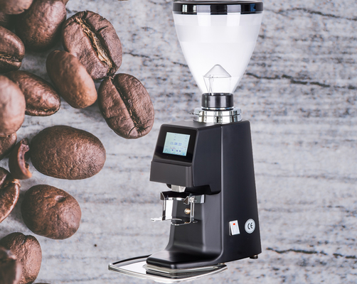 64mm flacher Burr Coffee Grinder Touch Screen Espresso-Kaffee Bean Grinder Machine