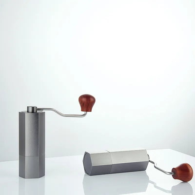 Metallmanueller Kaffeebohne-Aluminiumschleifer Hexagonal Adjustable Setting für Haushalts-Reise