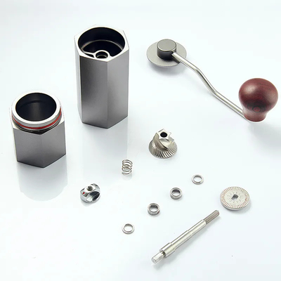 Metallmanueller Kaffeebohne-Aluminiumschleifer Hexagonal Adjustable Setting für Haushalts-Reise
