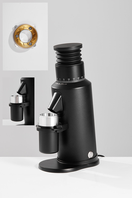 Gebrauchs-Kaffeemühle Flat des Ausgangs1400rpm 64mm Burr Black White Color