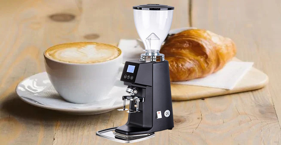 Kaffeemühle ohne Dosierer 220V aus Edelstahl mit Kaffeepulverbehälter