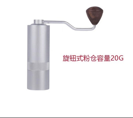 38 mm konische Grat mittlere manuelle Espresso-Kaffeemühle mit Walnussgriff