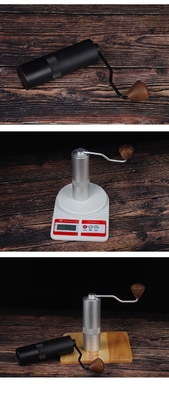 38 mm konische Grat mittlere manuelle Espresso-Kaffeemühle mit Walnussgriff