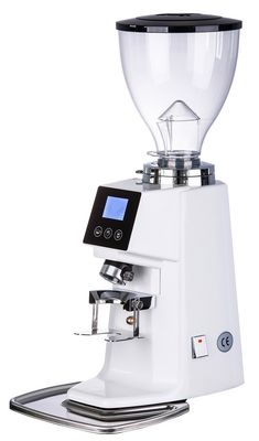 Touchscreen Kaffeemühle 370W Schwarz/Weiß Elektrische Bohnenmühle 10-15kg/h Mahlgeschwindigkeit